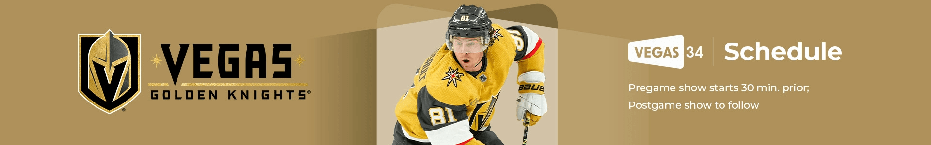 Vegas Golden Knights Schedule | Vegas 34