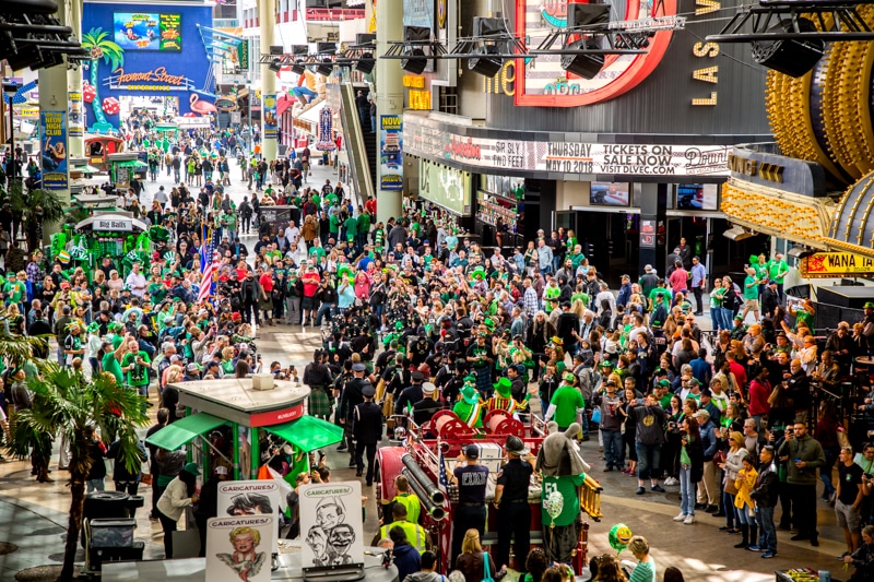 Freemont Day Parade 2023 2022 St. Patrick's Day In Dt Las Vegas | Fremont Street Experience