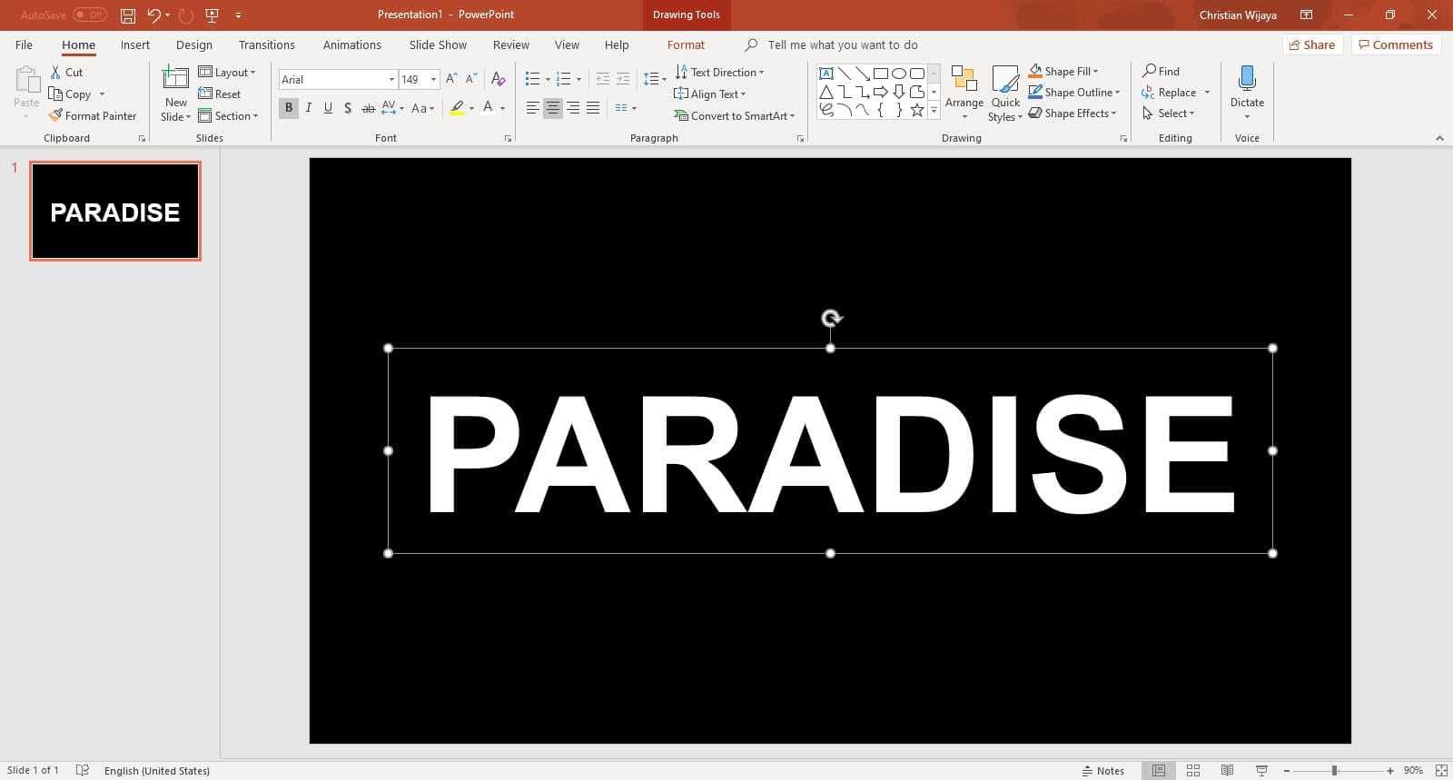 How to Fill Text with Image in PowerPoint