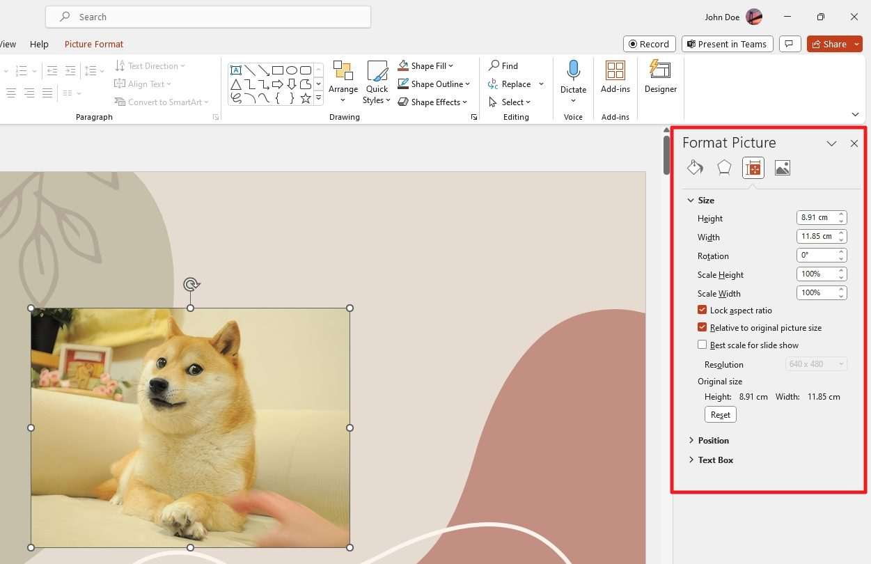 How to Resize an Image in PowerPoint Vegaslide