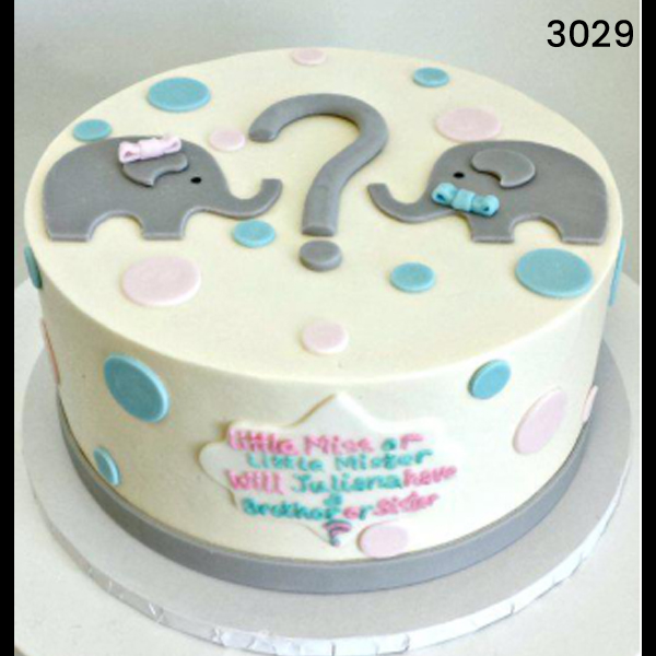 Eggless Baby Shower Cakes in Brampton
