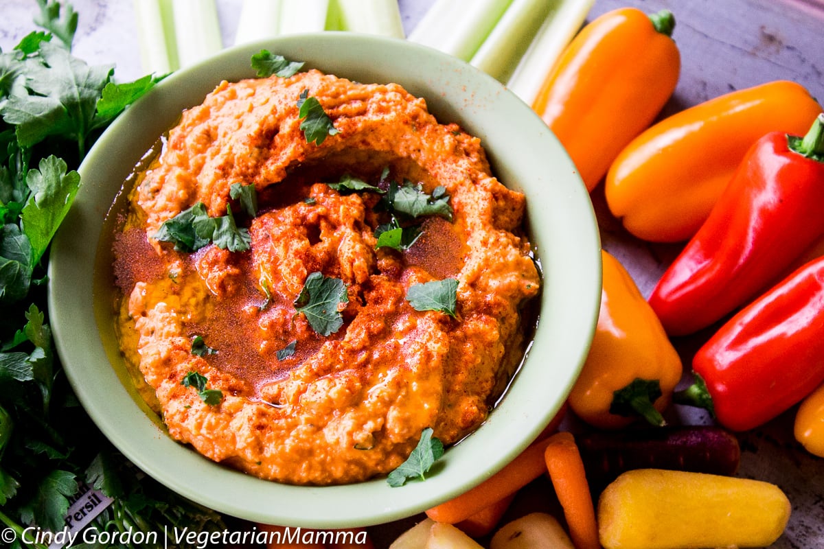 Roasted Red Pepper Hummus