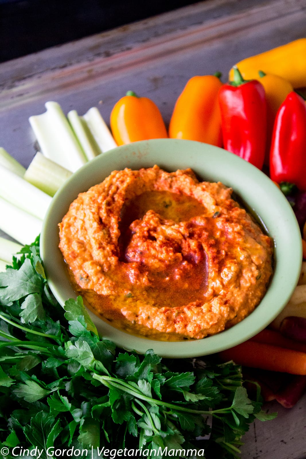 Roasted Red Pepper Hummus