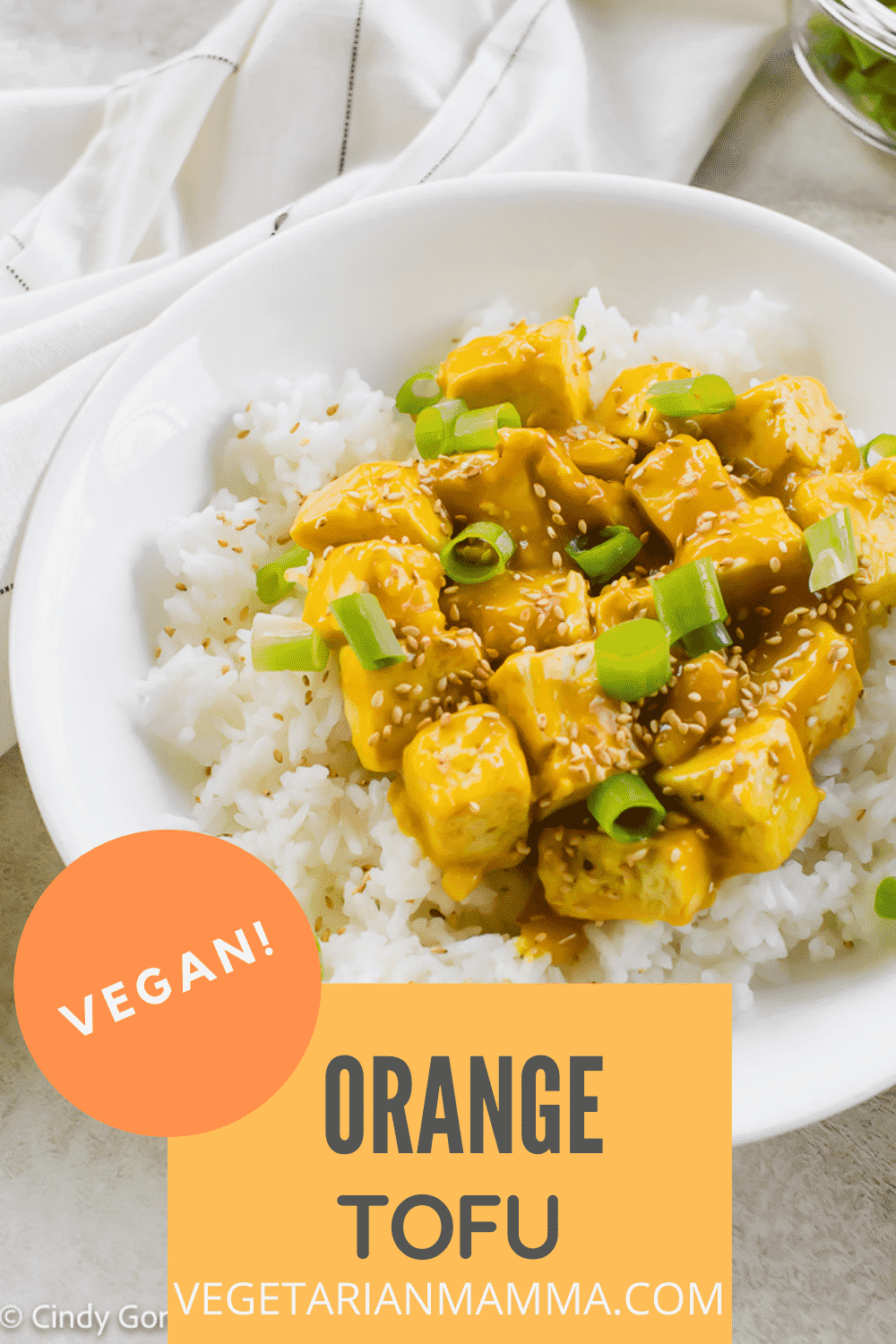 Orange Tofu (Vegan)