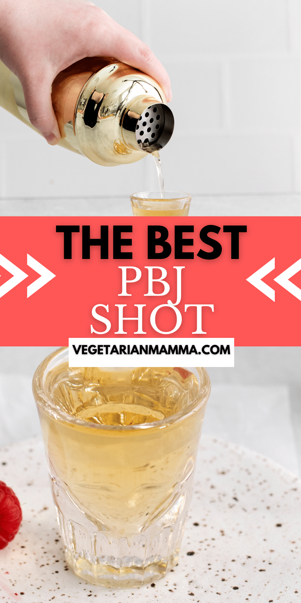Peanut Butter Jelly Shot Vegetarian Mamma