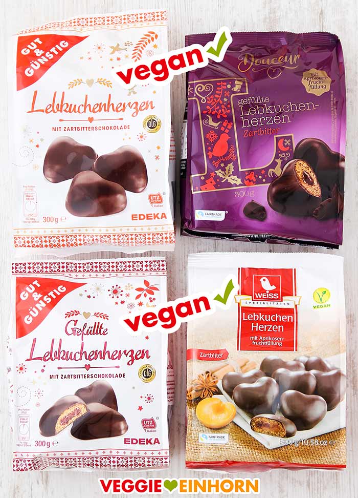 Vegane Weihnachtssüßigkeiten im Supermarkt kaufen