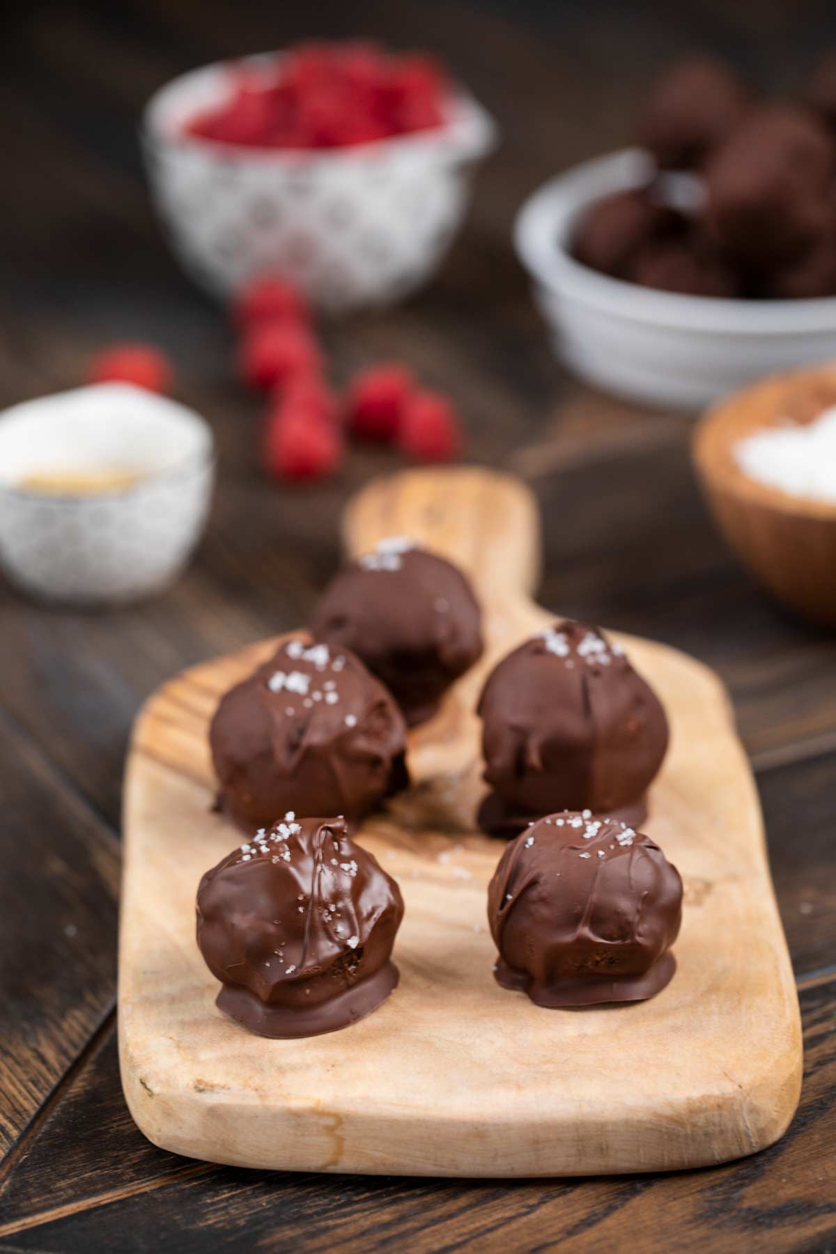 Chocolate Raspberry Truffles (Vegan, GlutenFree) Veggie Chick