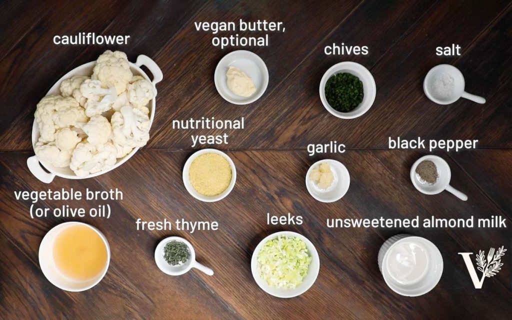 Mashed Cauliflower (Vegan) Veggie Chick