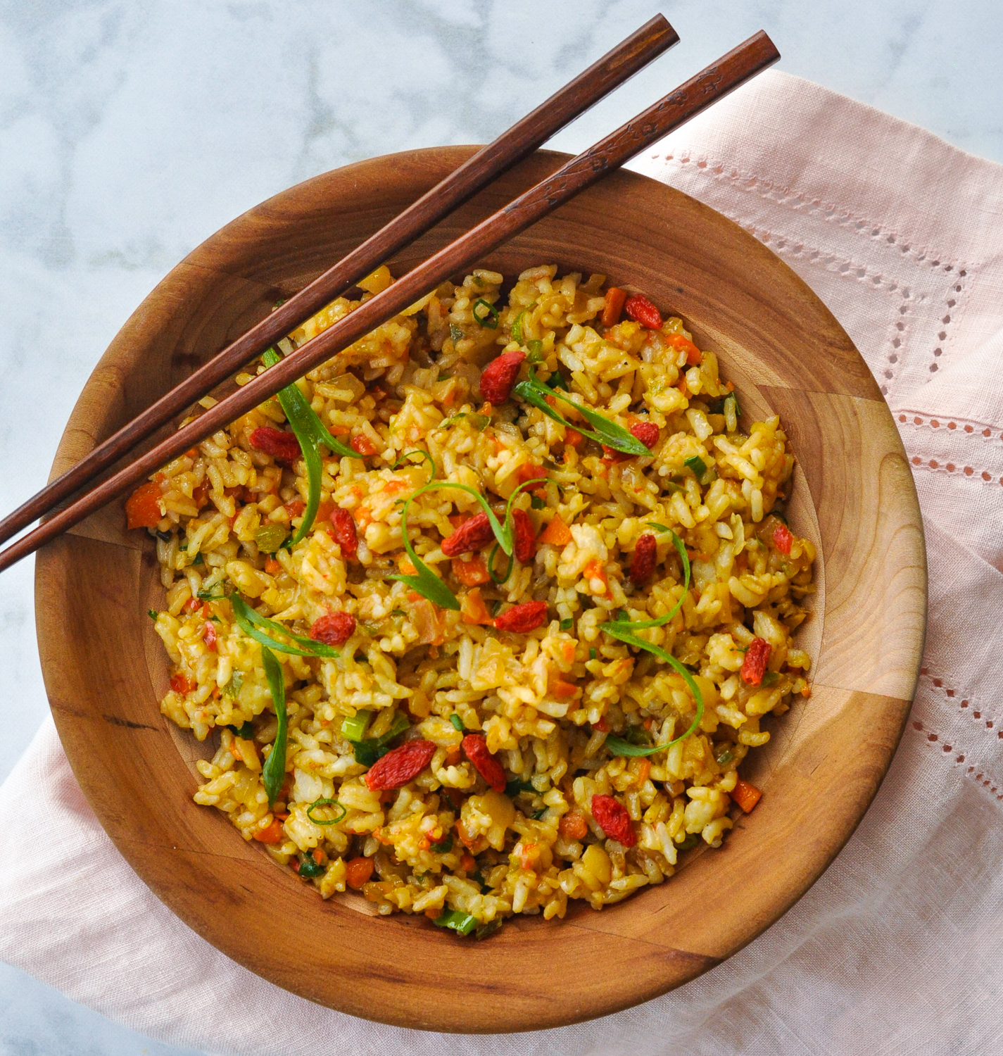 Veggie Fried Rice 1 Veggiecurean
