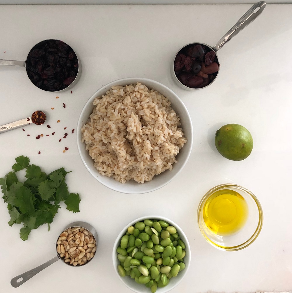 Vegan Buddha Bowl Recipe Brown Rice and Edamame Veggiecurean