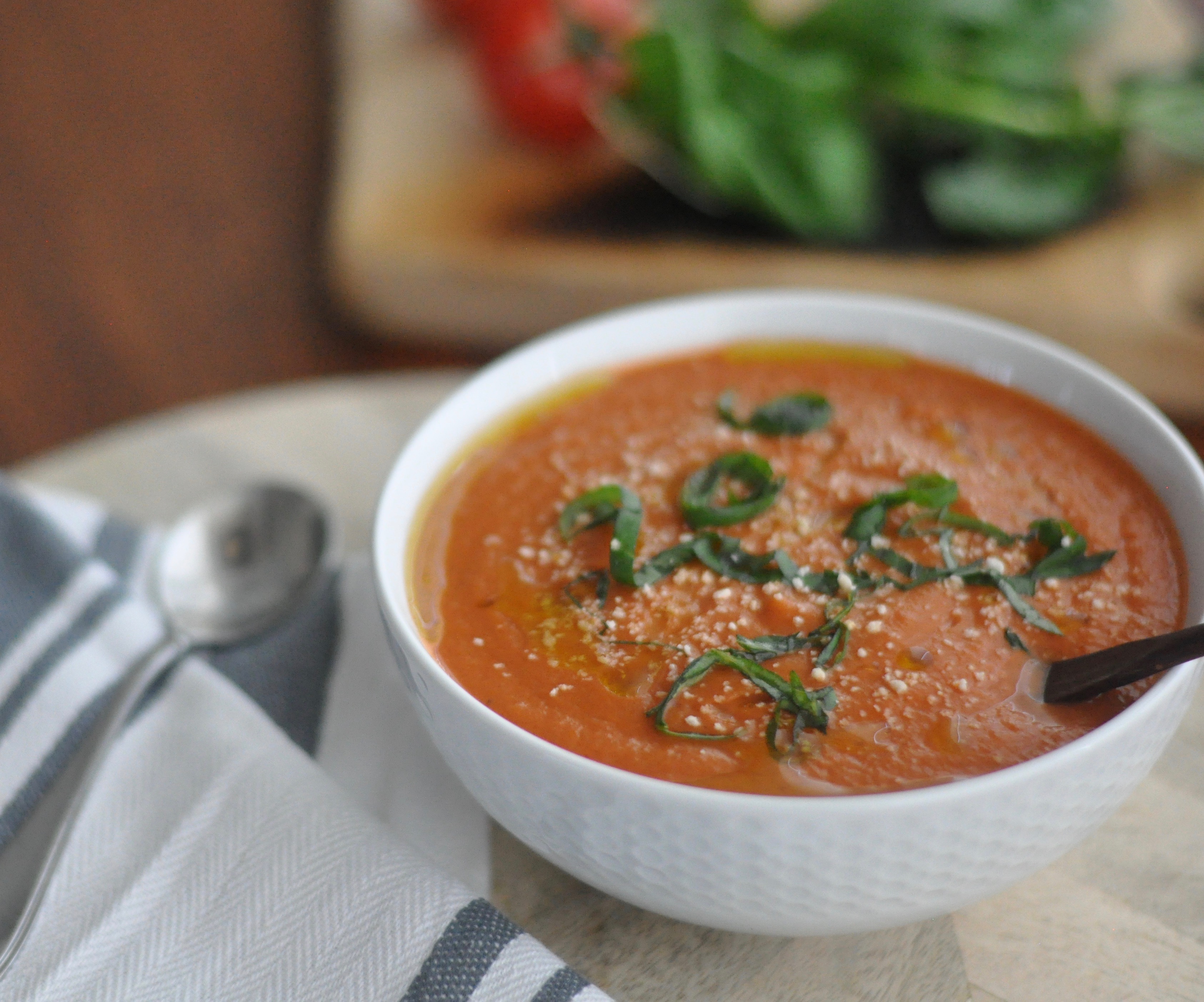 Creamy Tomato Soup Veggiecurean