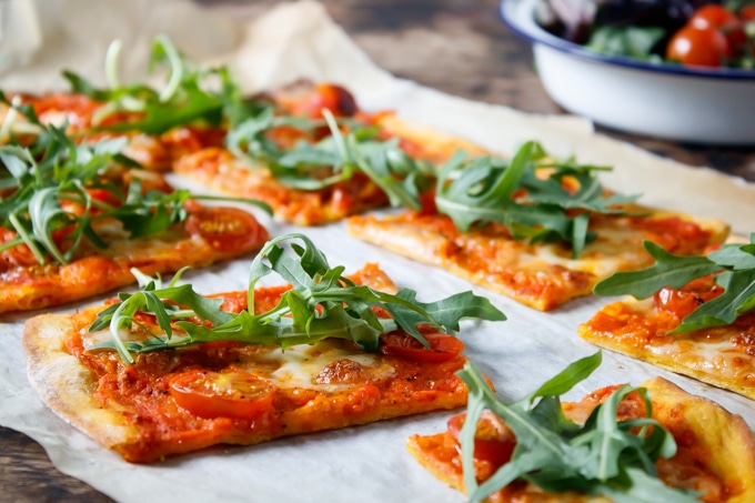 Carrot Pizza Crust with Carrot Sauce Veggie Desserts