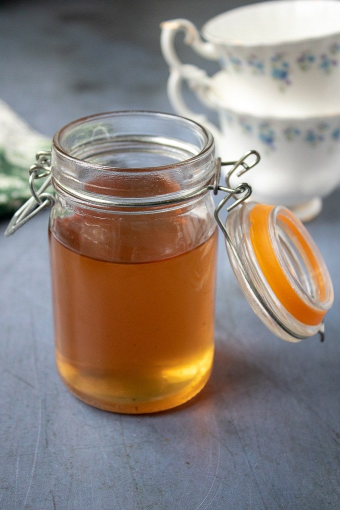 Fruit Salad with Tea Simple Syrup Veggie Desserts