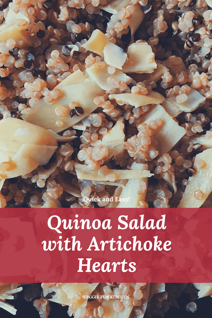 Quinoa Salad with Artichoke Hearts Veggie Fun Kitchen