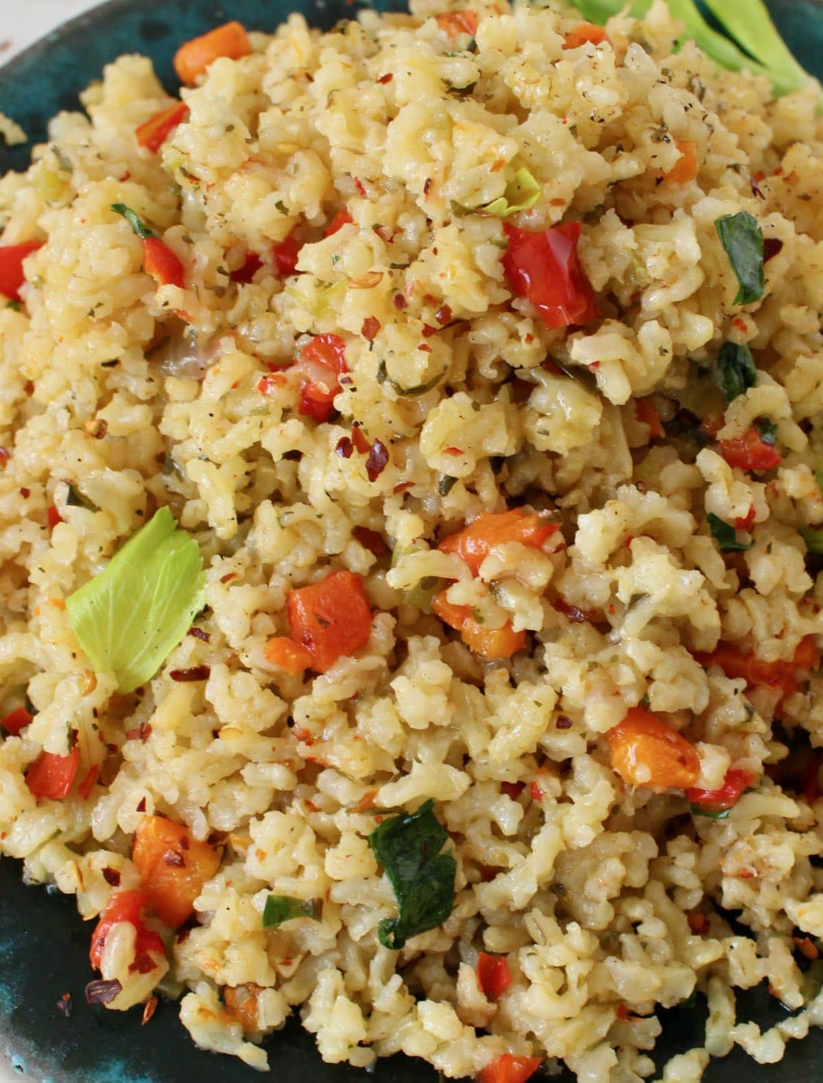 Vegetable Rice Pilaf Recipe • Veggie Society