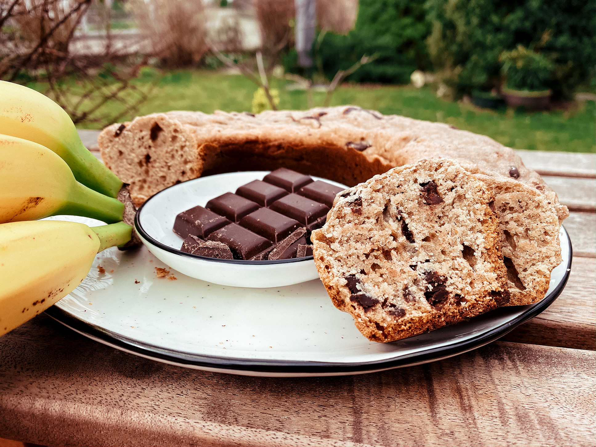 Rezept Veganes DinkelBananenbrot aus dem Omnia VeggieVan