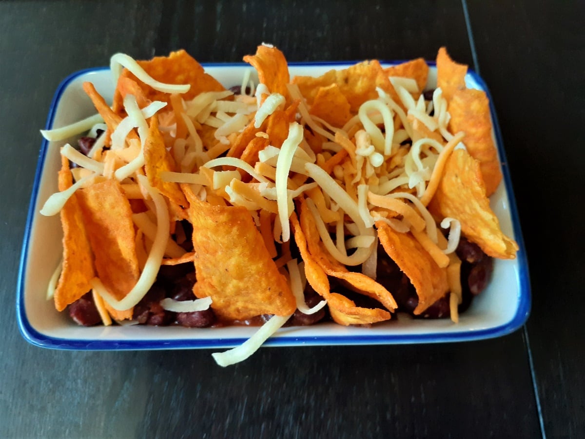 With Red Kidney Beans! Vegetarian Nachos Veg'n'Bake