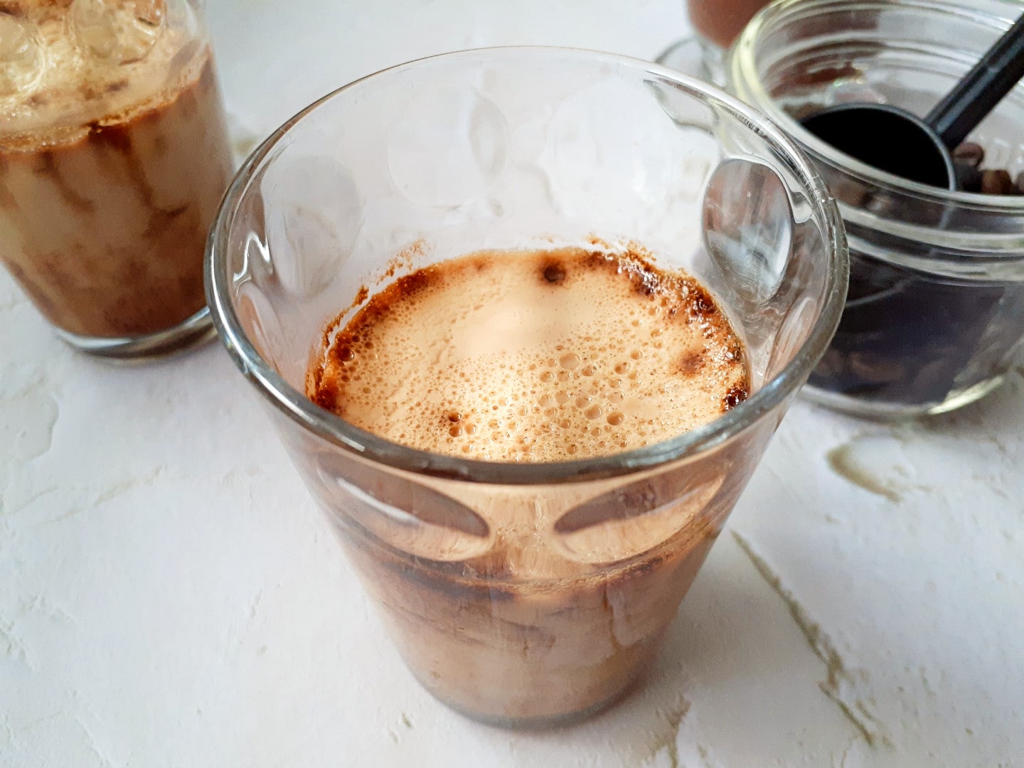 Coffee Panna Cotta with Chocolate Sauce GF Veg'n'Bake