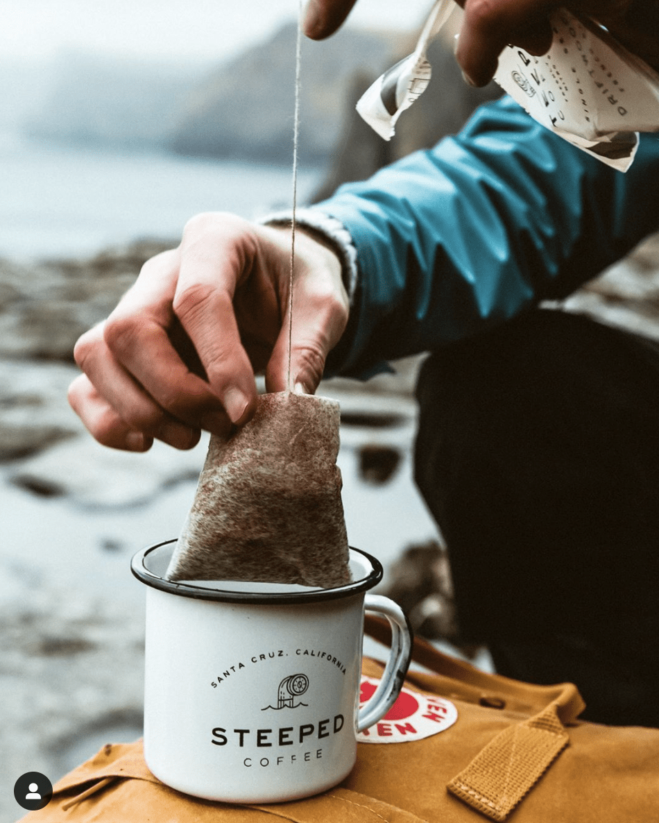 ECOFRIENDLY STEEPED COFFEE Bags Deliver Refreshing Brew (hot or iced