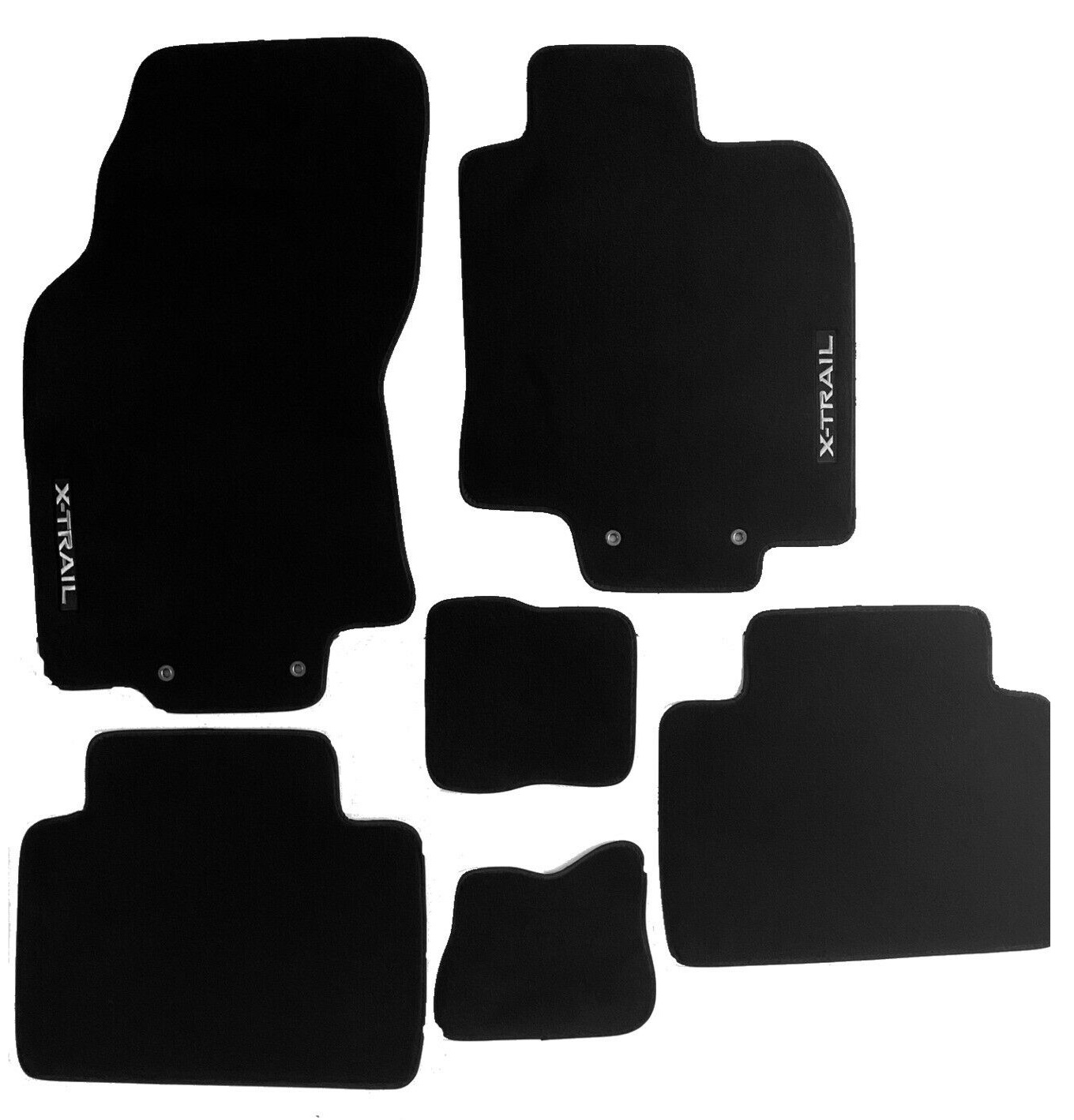 Genuine OEM Nissan XTrail Mats incl. 3rd Row Vehiclab