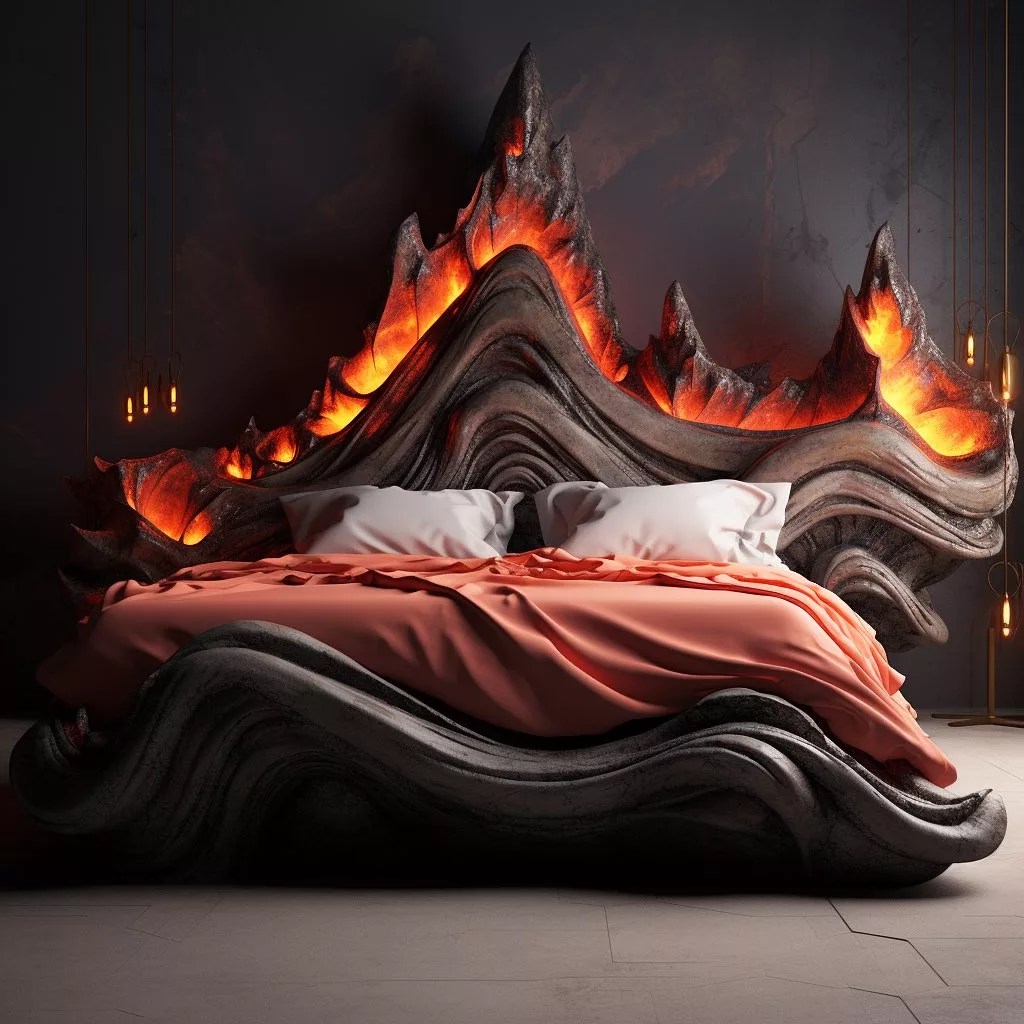 Volcano Bed Design Unique Features & Benefits