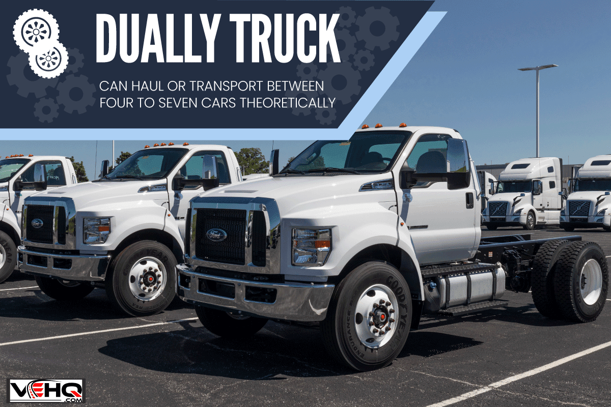 How Many Cars Can A Dually Haul?