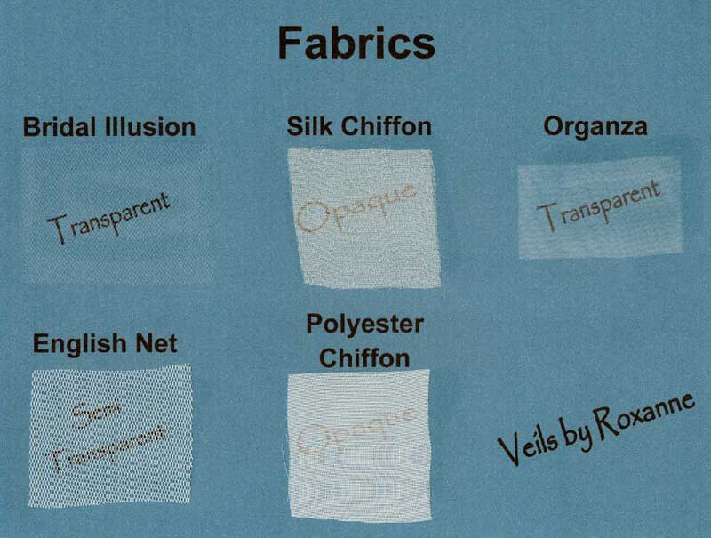 bridal veiling fabric