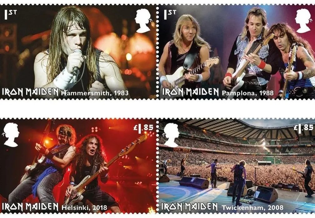 UK Postal Service Tribute to Iron Maiden