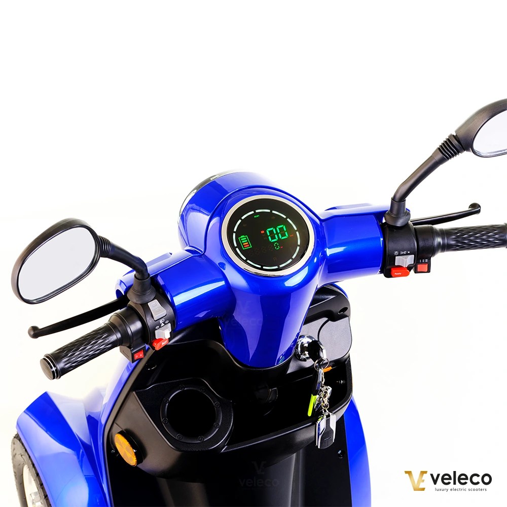 Veleco GRAVIS: mobility scooter with high-back captain seat ~ Velobike