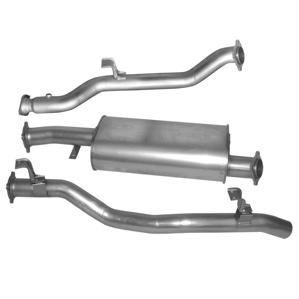 STAINLESS STEEL EXHAUST KIT TOYOTA LANDCRUISER 79 SERIES SINGLE