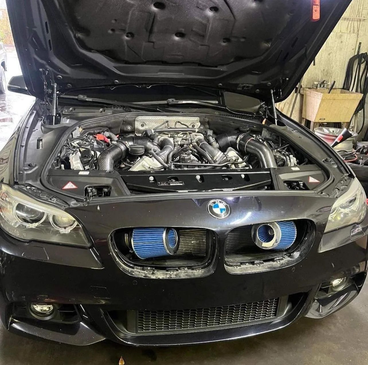 N63/N63 TU COLD AIR INTAKE VERSION V4 CARBON FIBER EDITION Velocity