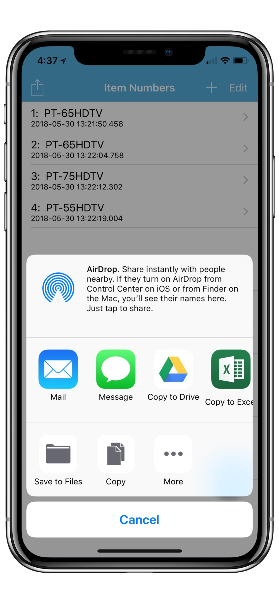 IDS Scan iOS App Velocity WMS