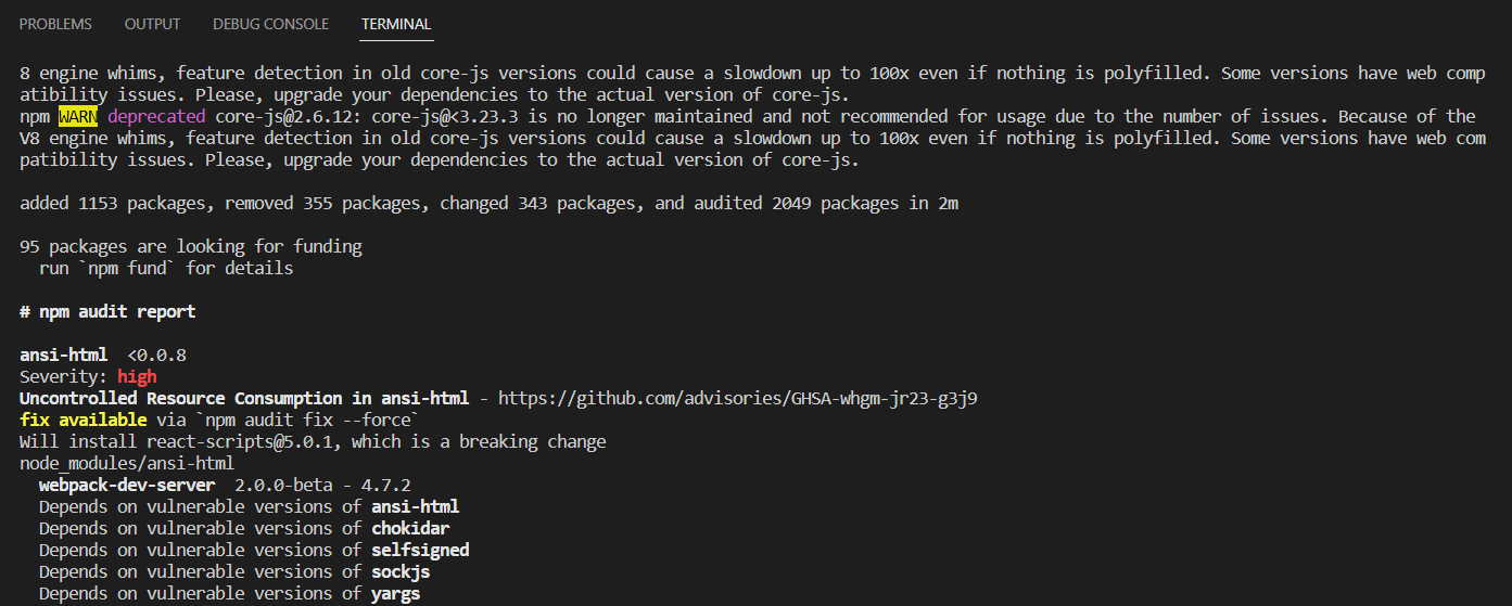 uuid (feat. npm audit fix)