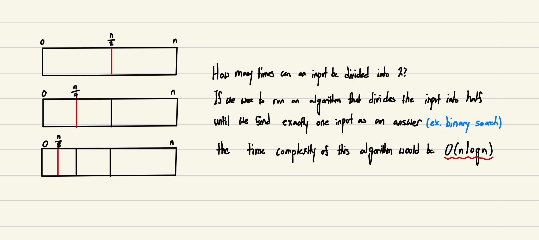 Logarithmic Time Complexity