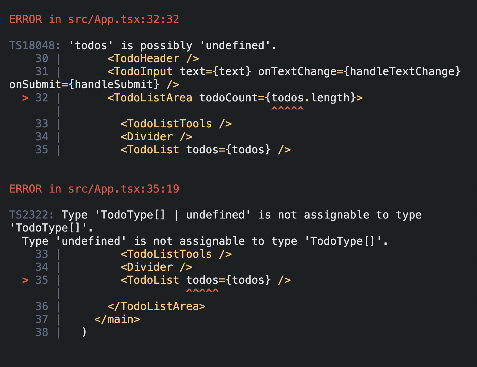 [Meet Errors] React + TypeScript에서 useState에 타입 지정 후 발생하는 possibly