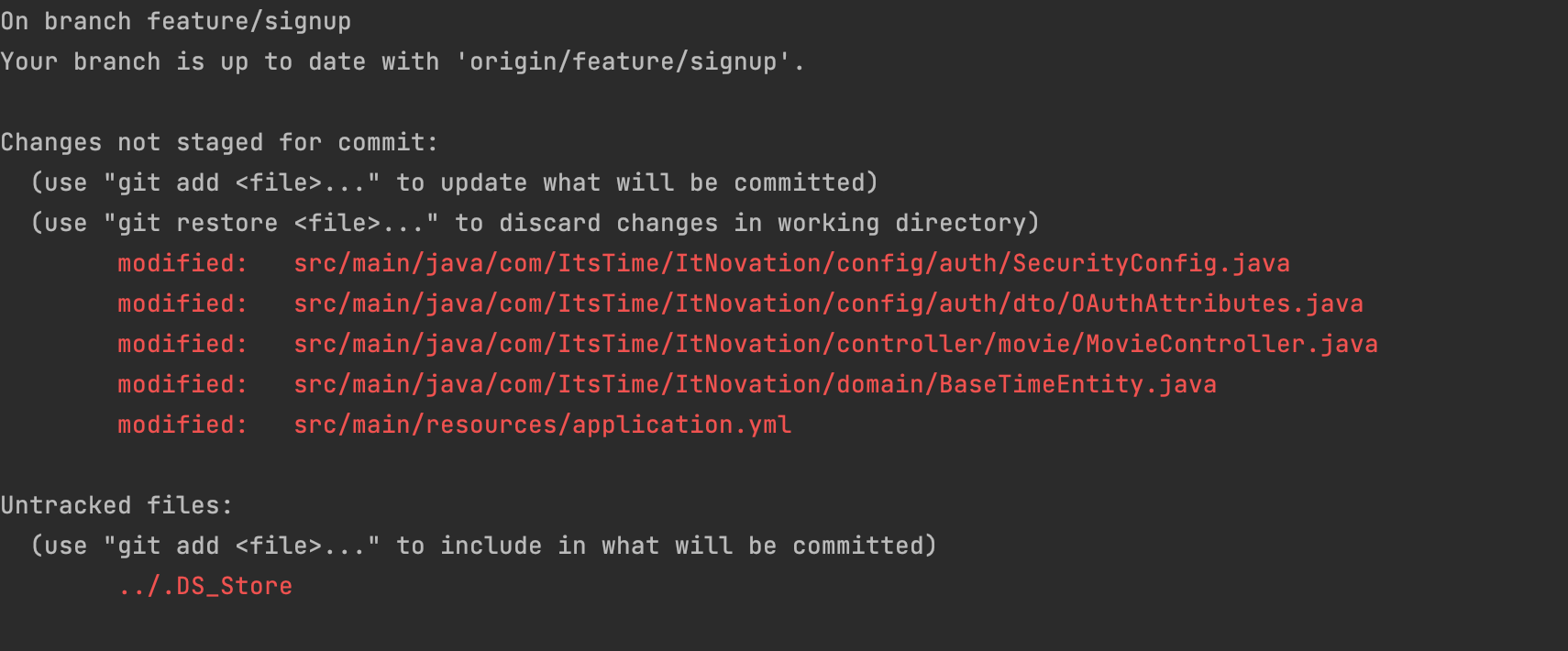 [GIT] git stash
