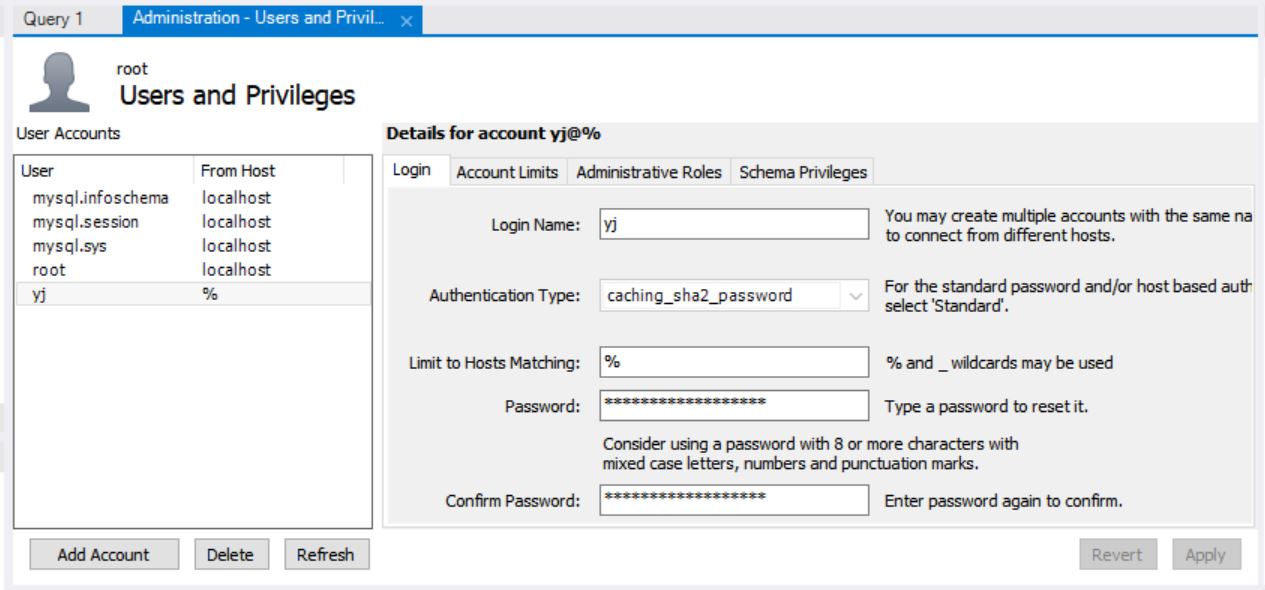 MySQL 연동 에러 Access denied for user '유저아이디''localhost' (using password