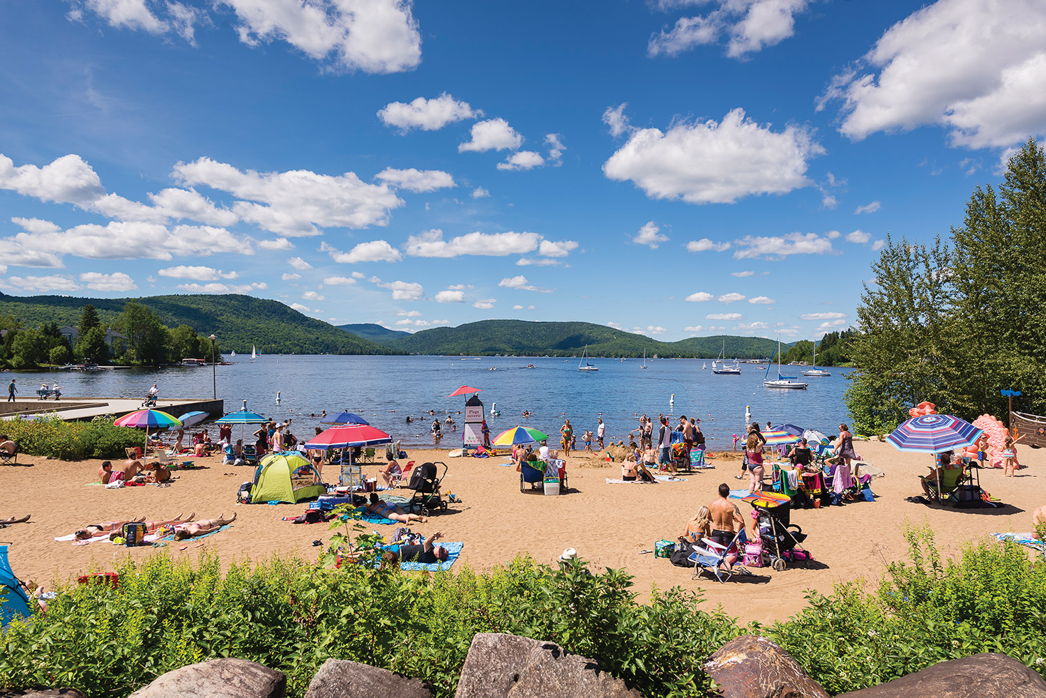 "Beach Party" StDonatdeMontcalm / Tournée des lacs Velo Passion