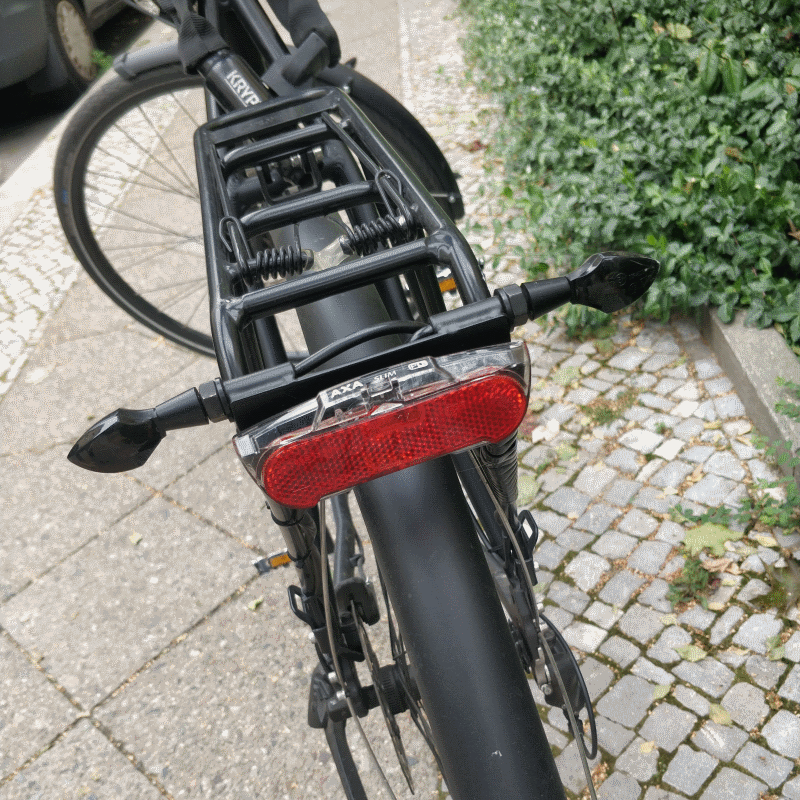 Fahrrad Blinker für vorn und hinten aus Berlin velorian
