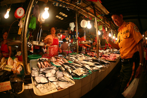 I'm not sure if this was guy baulking at me, or the quality of the fish...