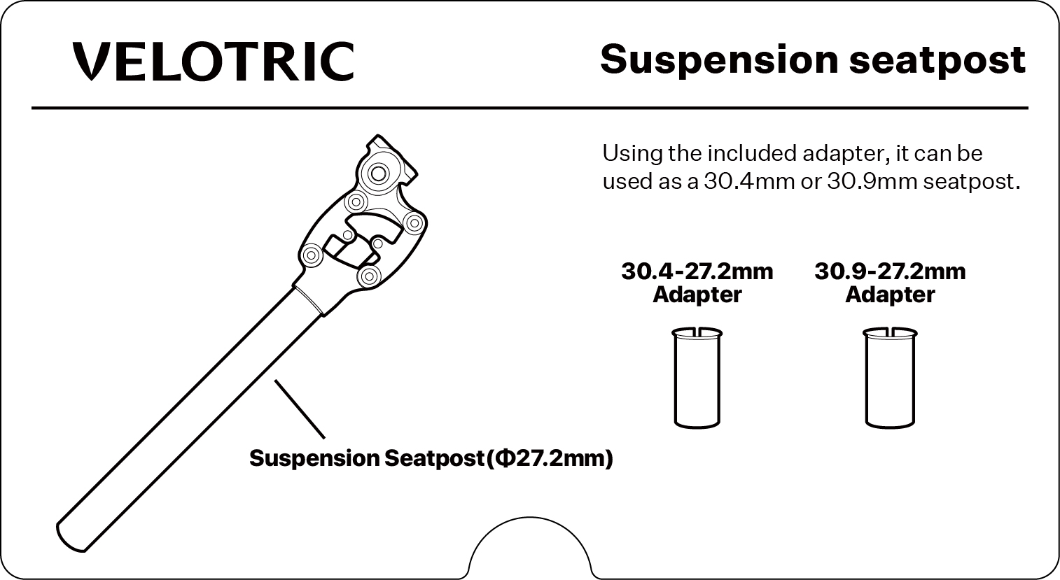 Suspension Seatpost Velotric