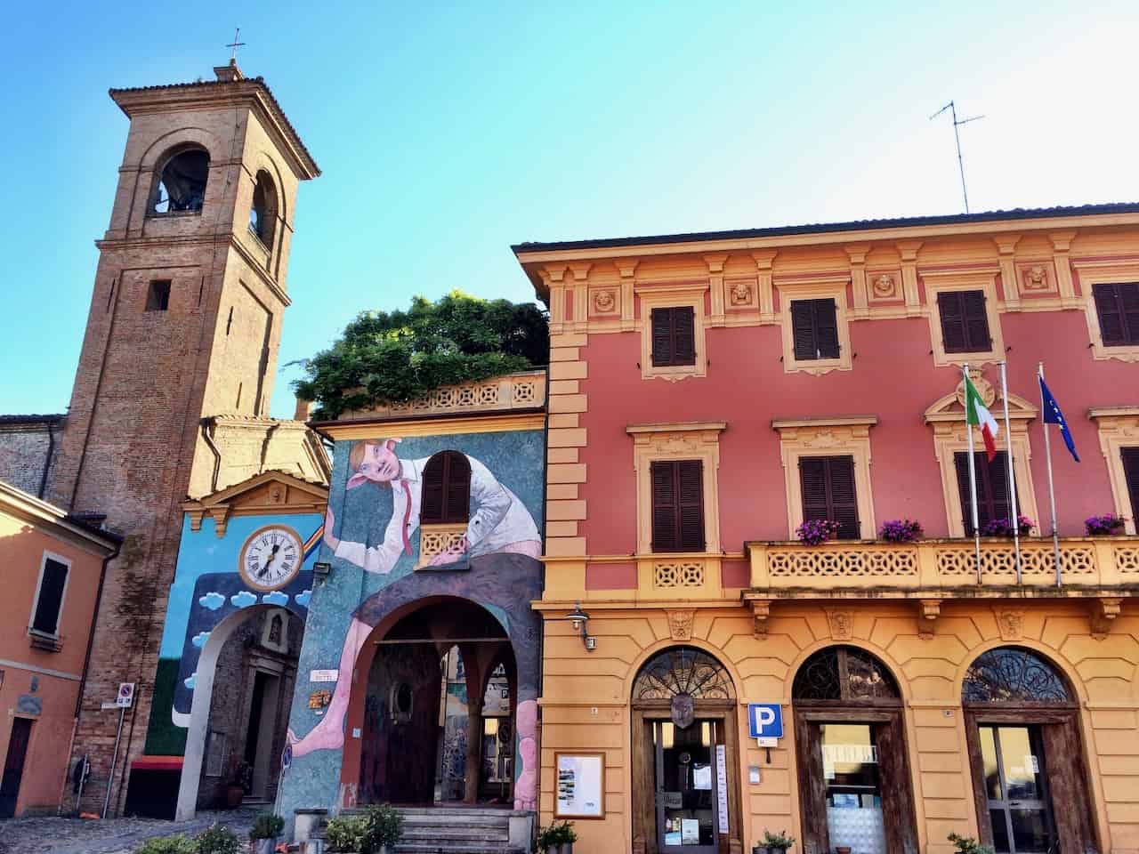 The murals of Dozza in Emilia Romagna, Italy Velvet Escape