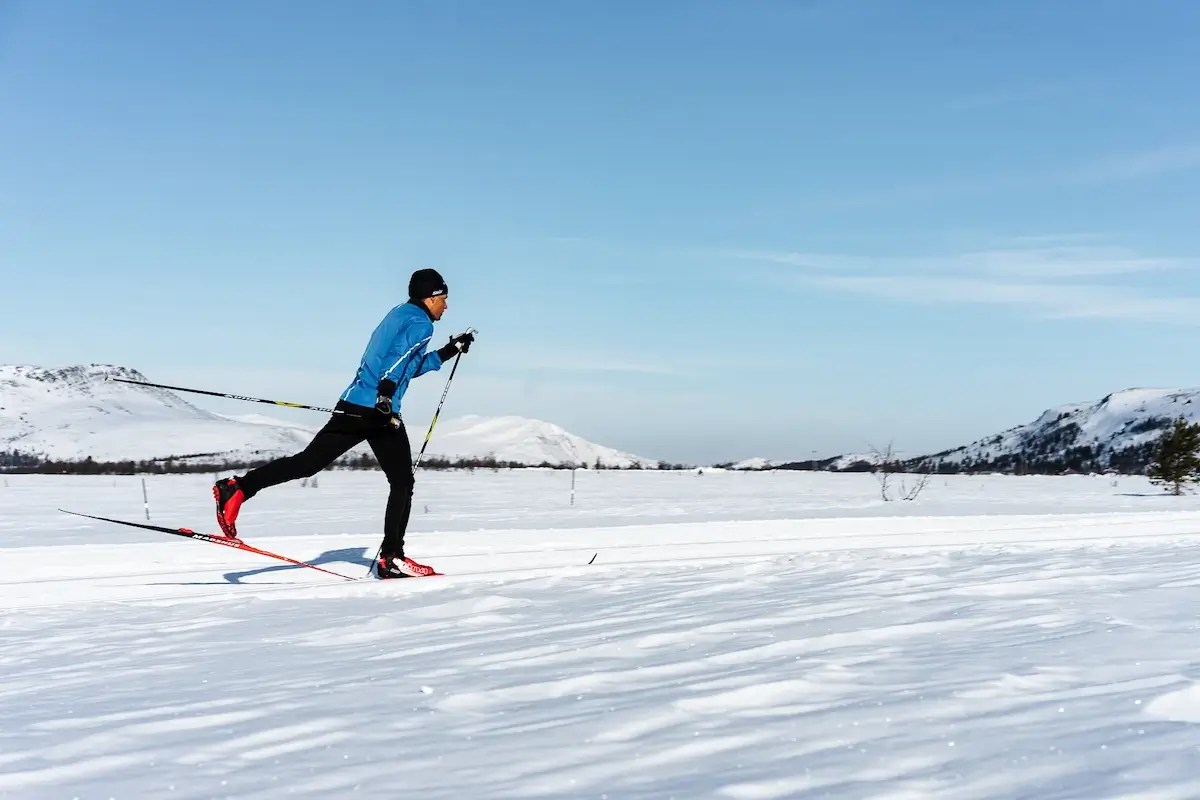 Balance exercises for cross country skiing Venabu Norway