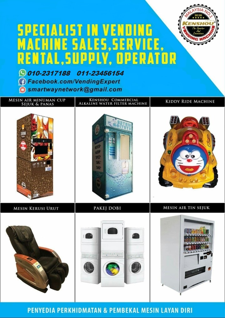 MPH Book Vending MachineMesin Layan Diri Buku MPH Kenshou Vending