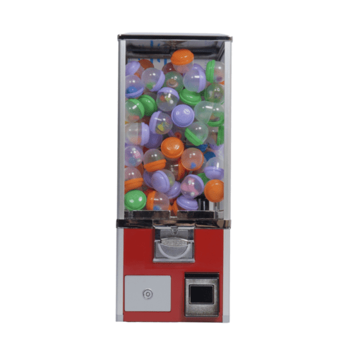 Single 2 Inch Toy Capsule Machine with Front Cash Box Gumball Depot
