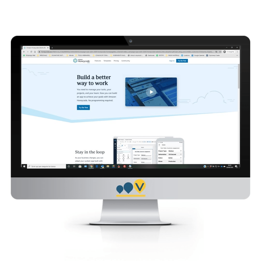 Amazon Honeycode crea subito la tua app Vendomeglio Digital Hub