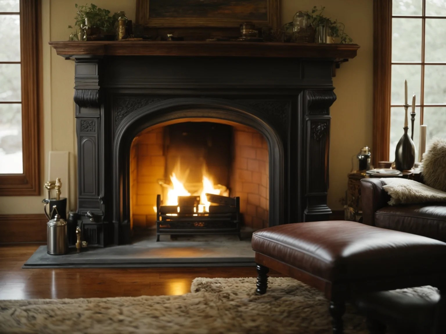 Painting the Inside of a Fireplace Tiny House & Small Apartment Living