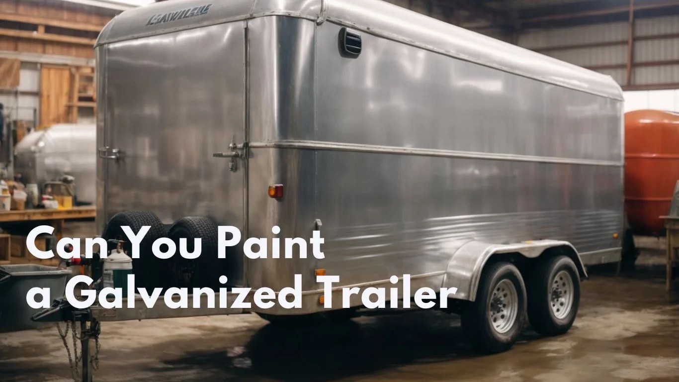 Painting a Galvanized Trailer Tiny House & Small Apartment Living