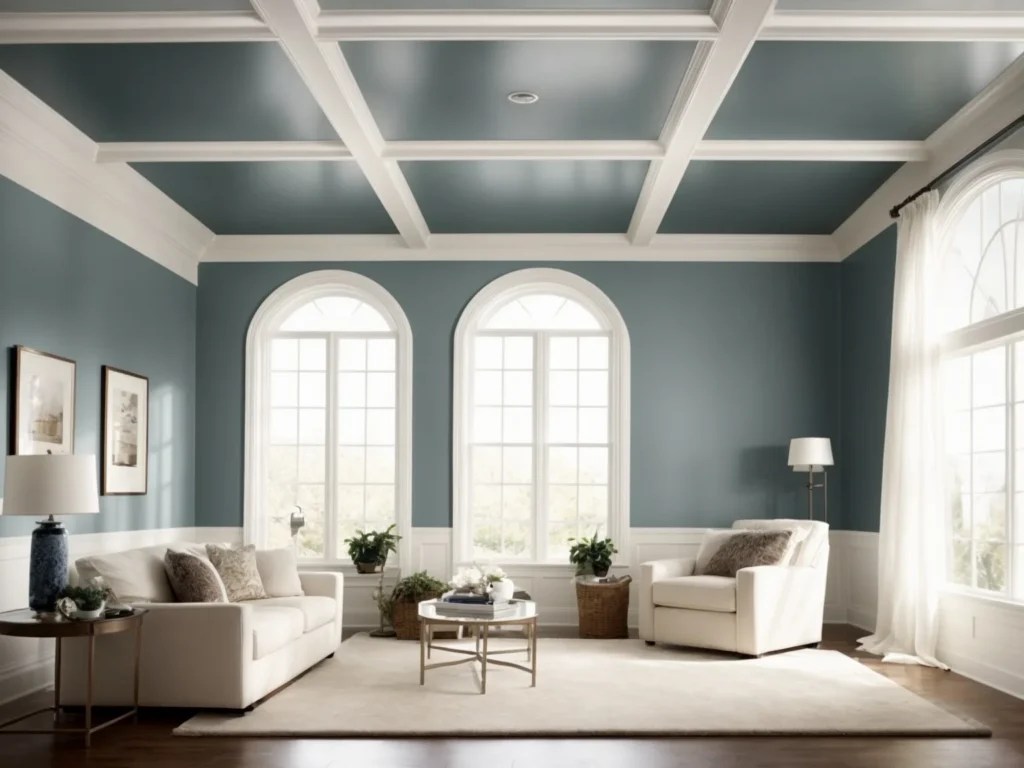 Using Ceiling Paint on Walls Tiny House & Small Apartment Living