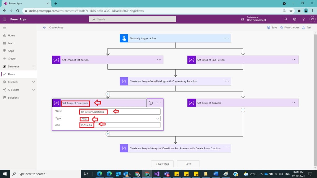 Power Automate Fundamentals 22 Usage of Create Array Function in